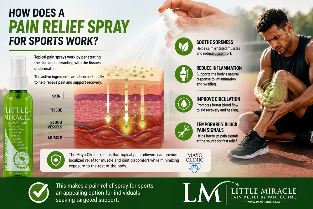 Pain Relief Spray for Sports Why Athletes Choose Little Miracle Pain Spray