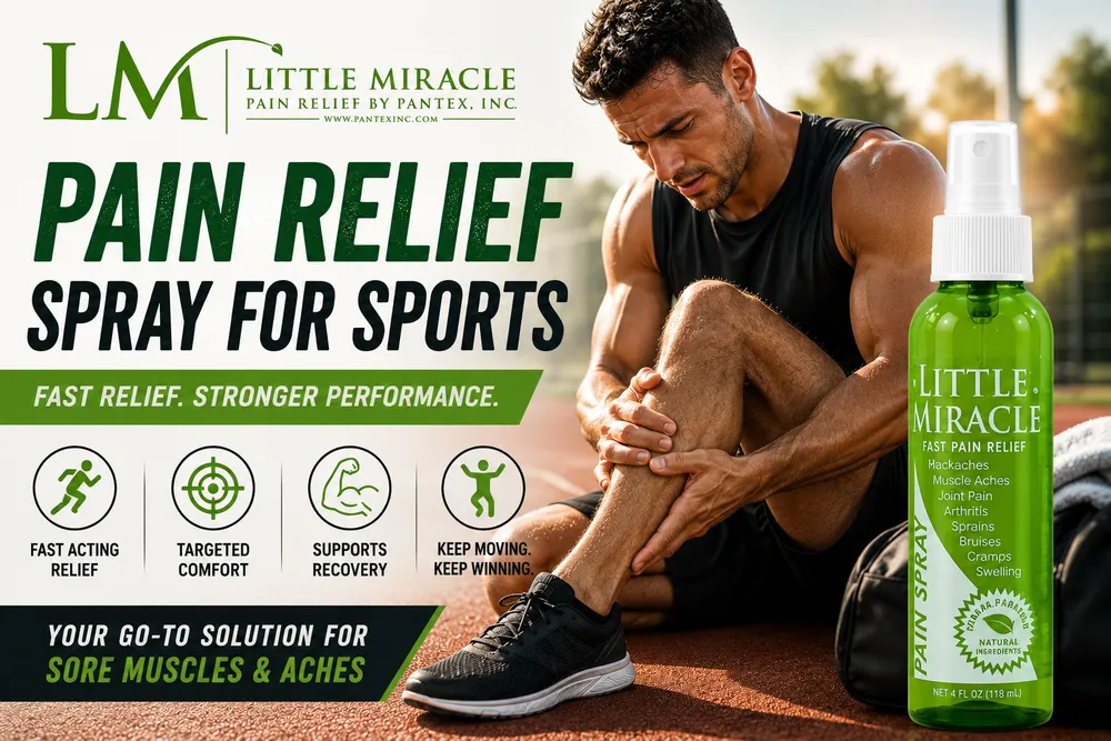 Pain Relief Spray for Sports Why Athletes Choose Little Miracle Pain Spray